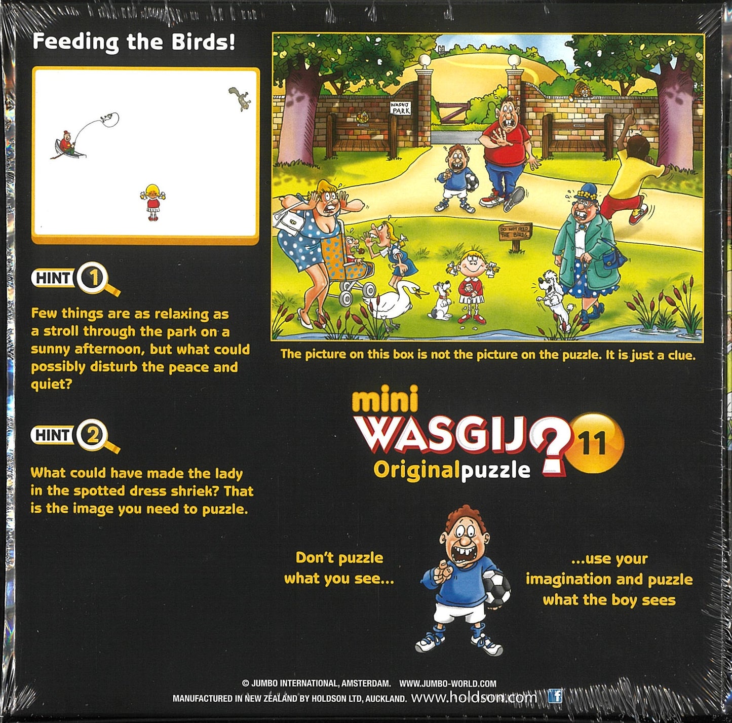 Mini Wasgij? 100 Puzzle Original 11 - Feeding The Birds