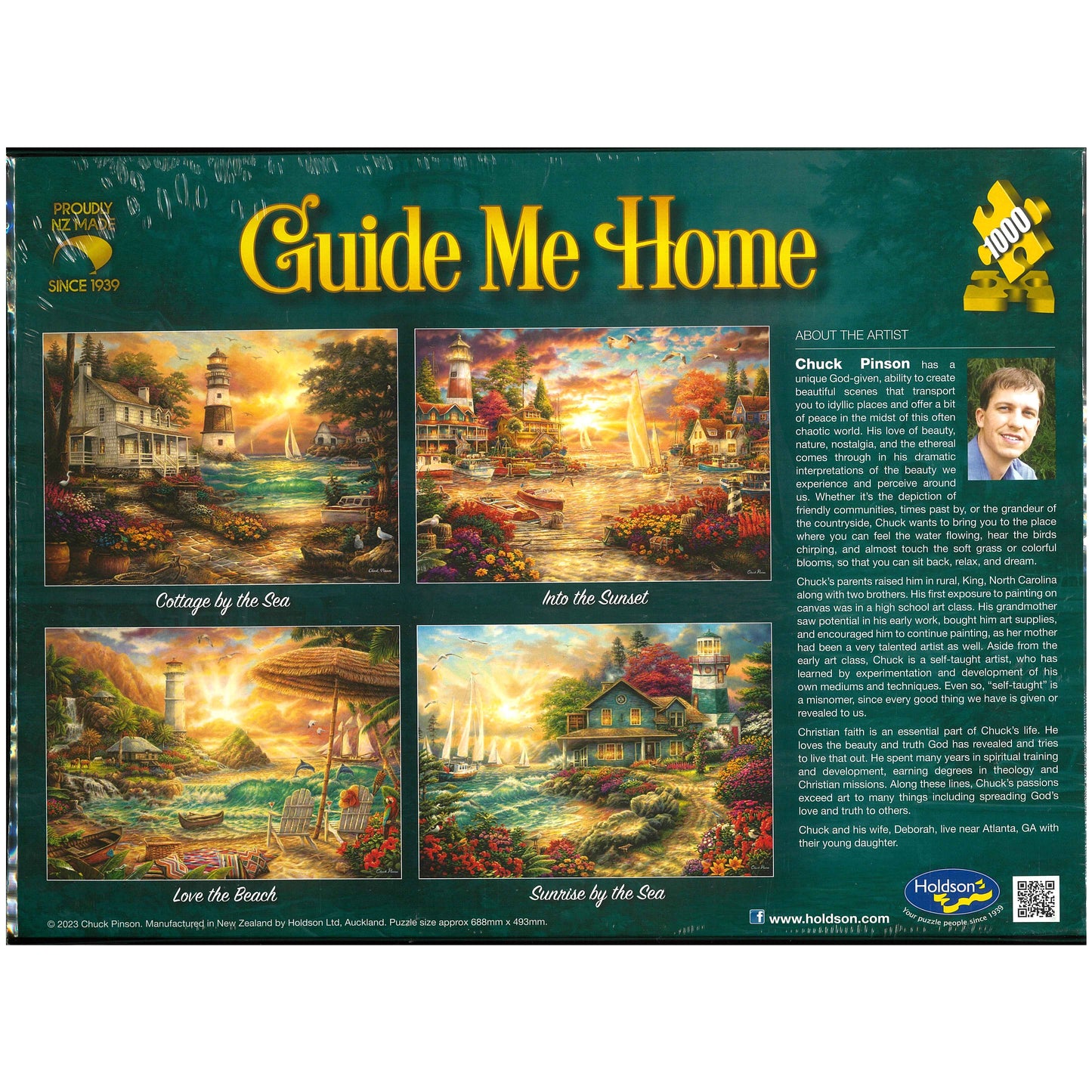 Jigsaw Puzzle 1000Pcs - Guide Me Home - Cottage By The Sea