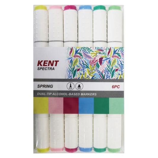 Kent Spectra Graphic Design Marker Sets Spring Dual Tip