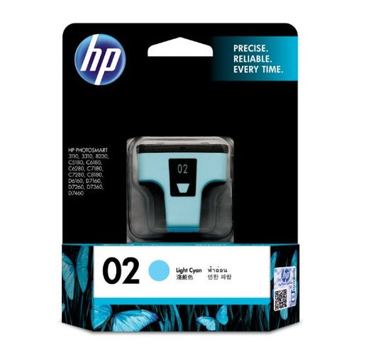 HP 02 Light Cyan Ink Cartridge