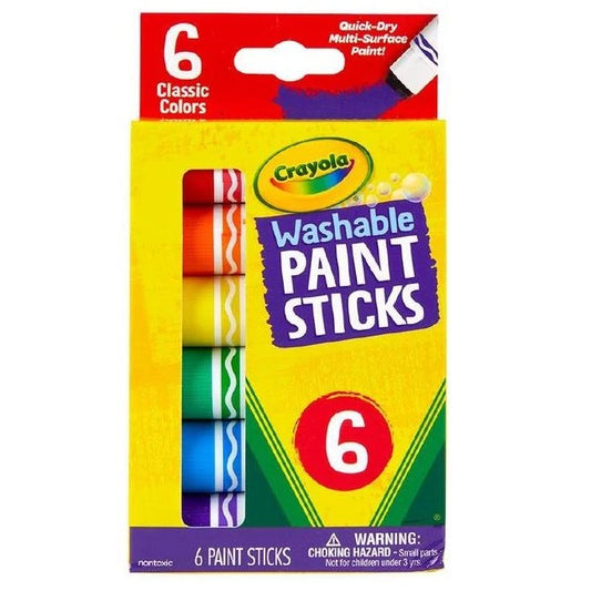 Crayola Washable Paint Sticks 6 Pack