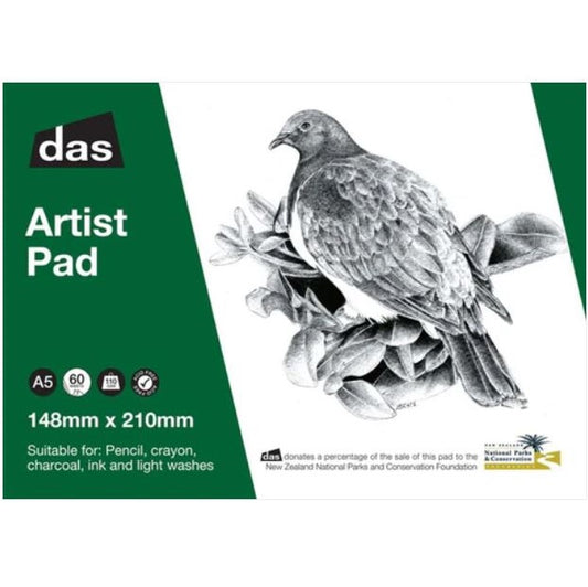 DAS ARTISTS PAD (WOODPIGEON) 60sht A5