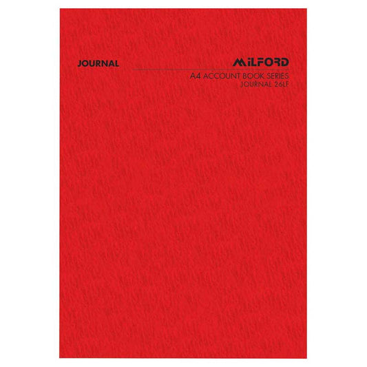 Milford A4 Journal 26 Leaf Limp Account Book