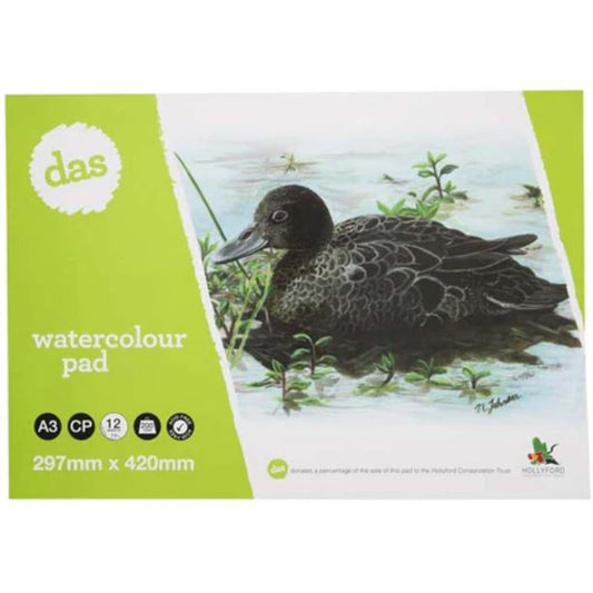 DAS W/C PAD (BROWN TEAL) 12sht 200gsm A3