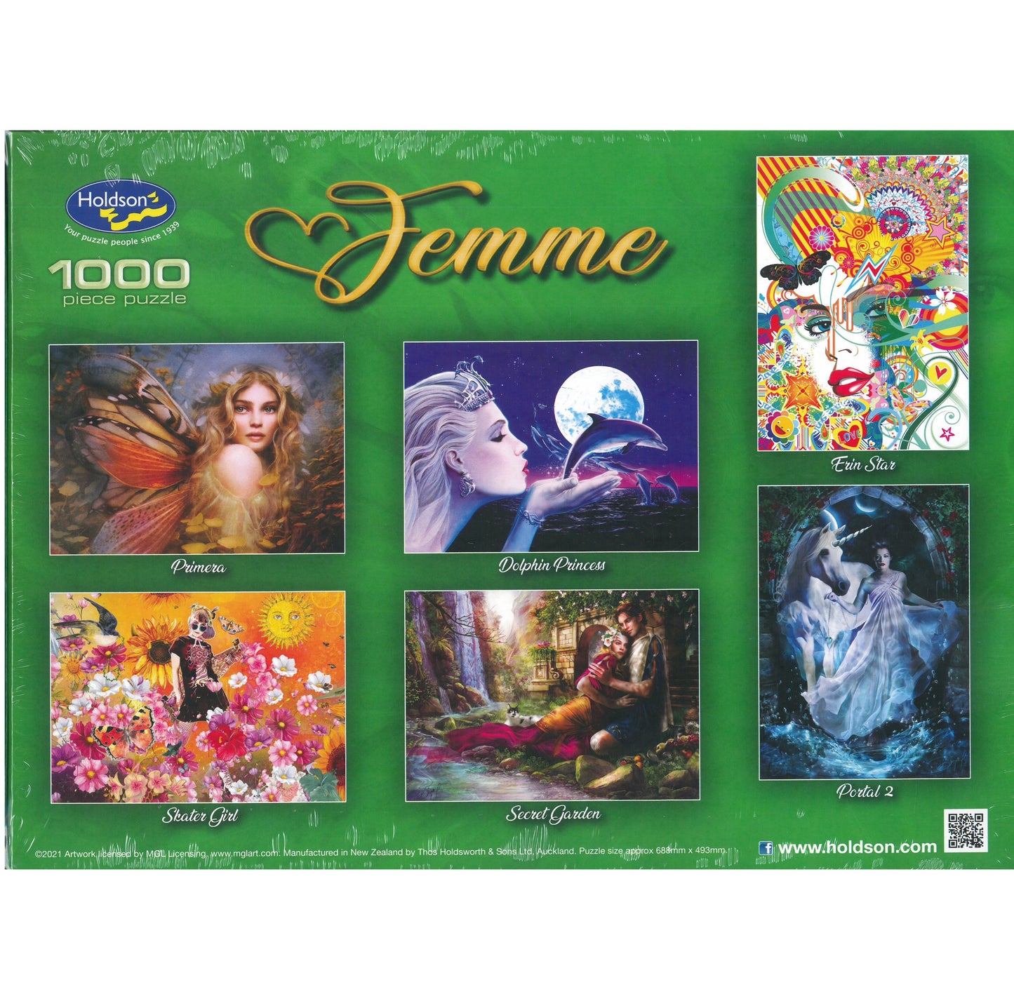 Jigsaw Puzzle 1000 Pcs Femme - DOLPHIN PRINCESS