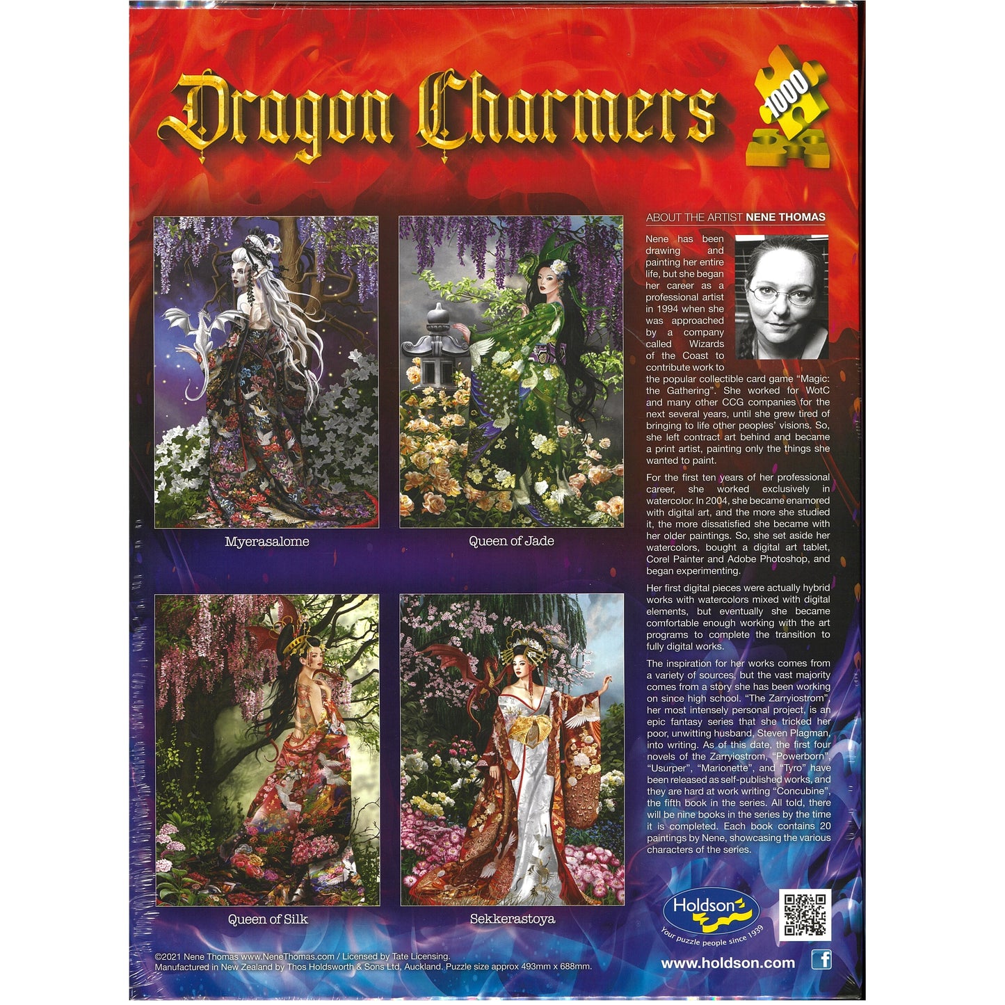 Jigsaw Puzzle 1000 Pcs Dragon Charmers - Queen Of Jade