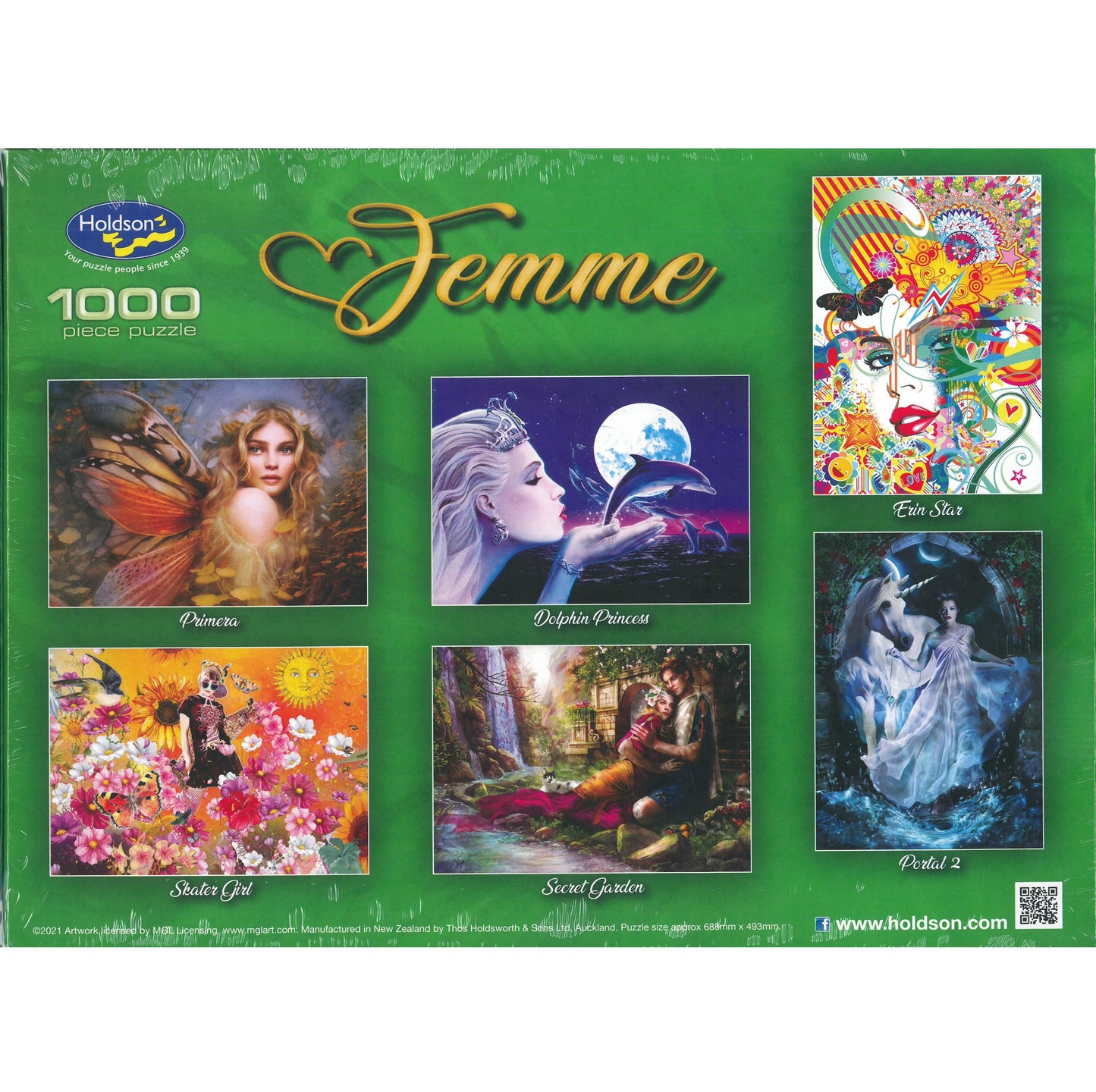 Jigsaw Puzzle 1000 Pcs Femme - SECRET GARDEN