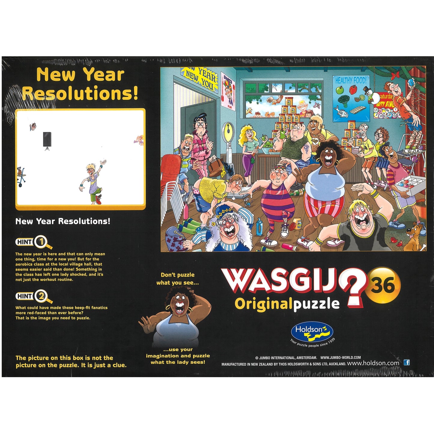 Wasgij? 1000 Puzzle Original 36 - New Year Resolutions
