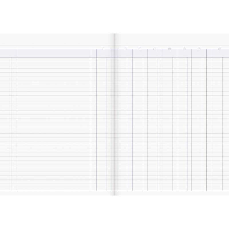 Milford A4 8 Money Column 26 Leaf Limp Analysis Book