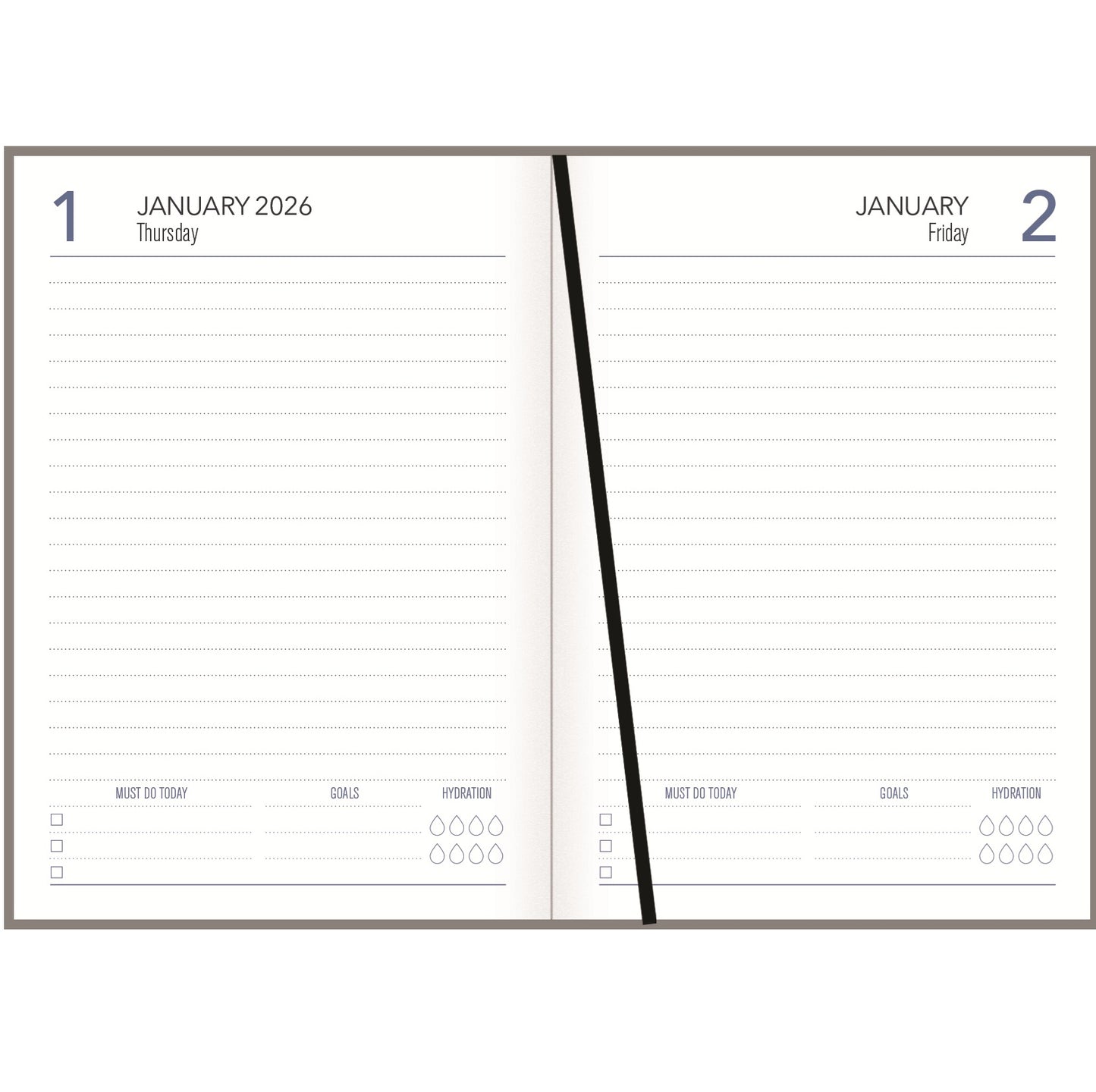 Collins A51 Diary - Beautiful Blooms