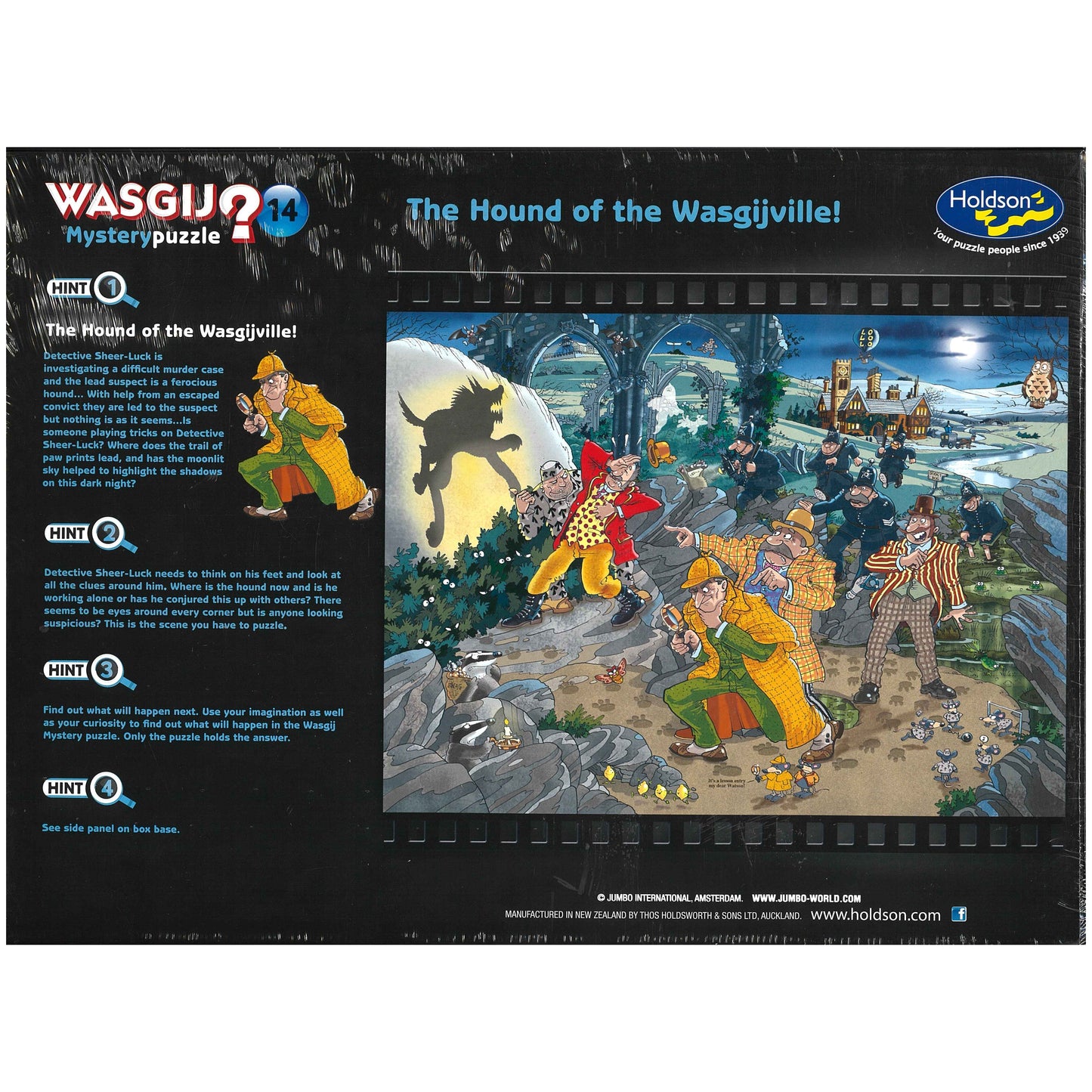 Wasgij ? Mystery Puzzle 14 - The Hound Of The Wasgijville!