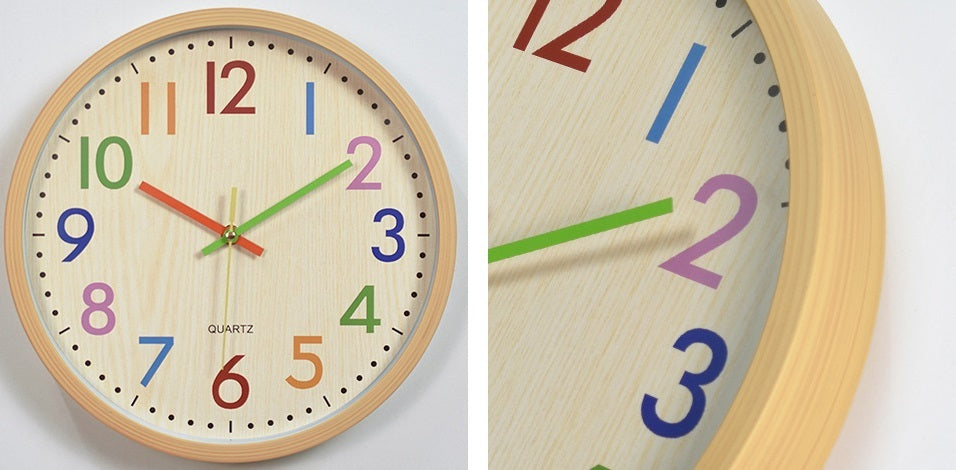 12’’ WALL CLOCK ROUND - NO NOISE – Economic -