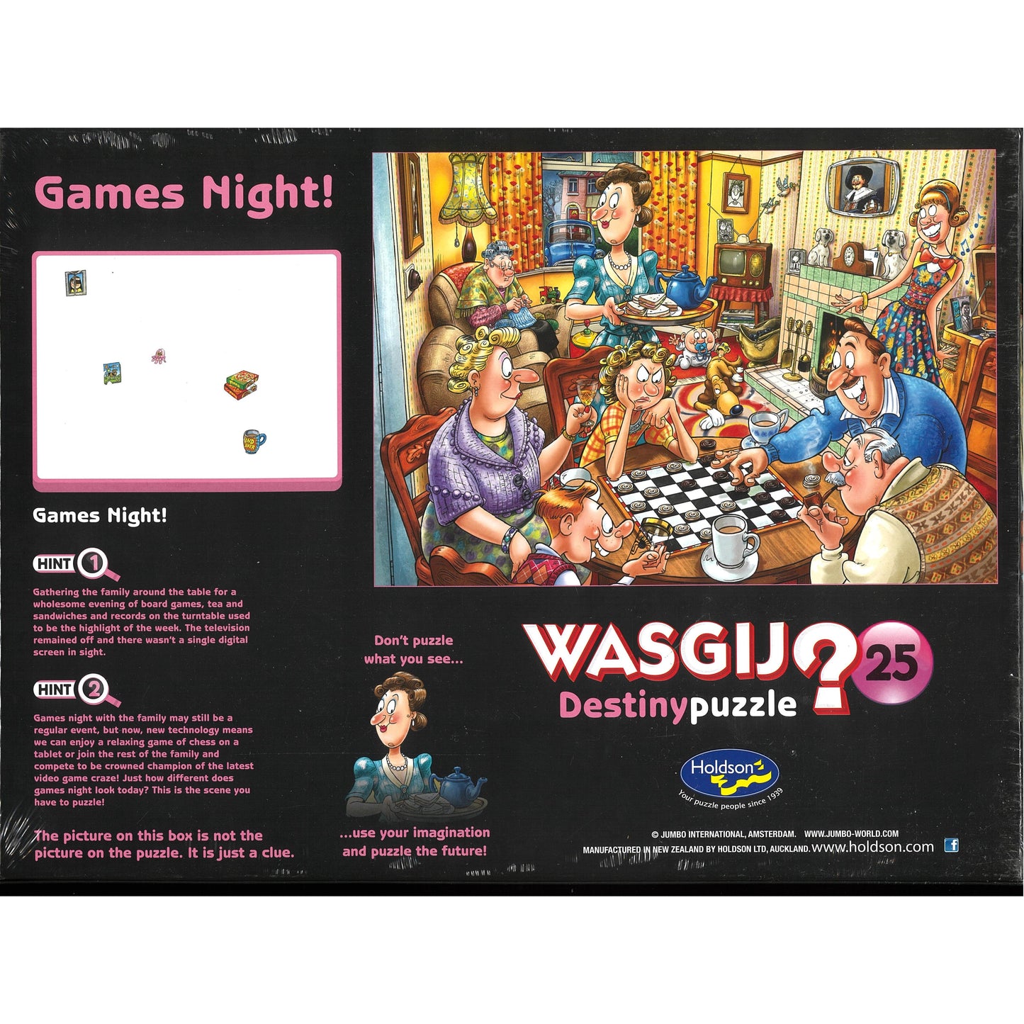 Wasgij ? Destiny Puzzle 25 - Games Night!