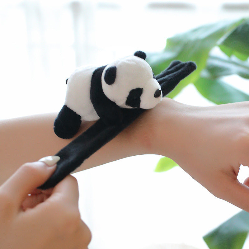 Plush Panda Wristband / Slap Band