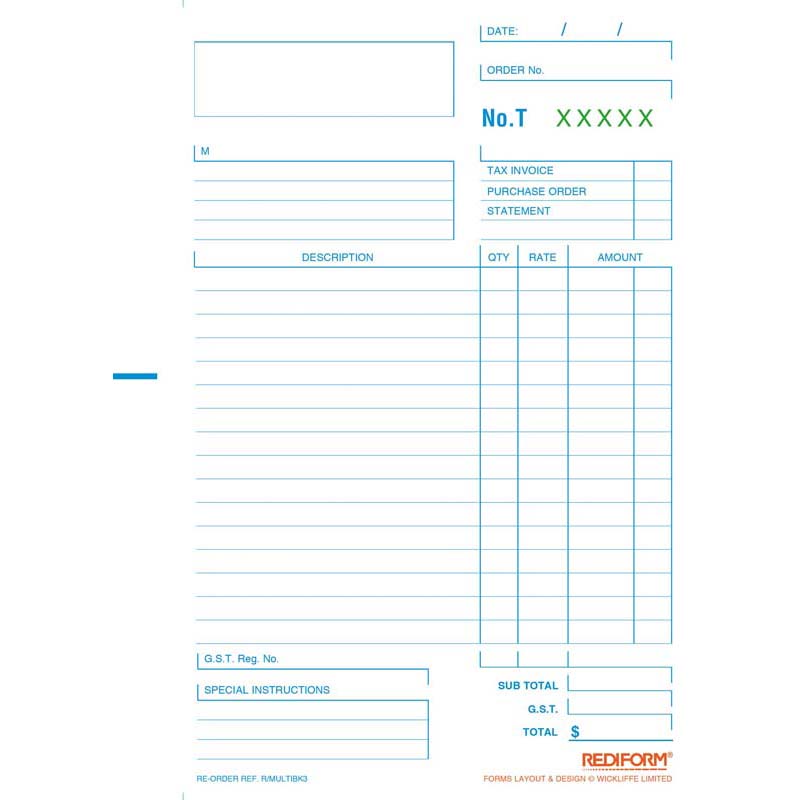 Rediform Book Multipurpose Triplicate 50 Leaf