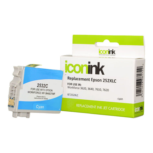 Compatible Epson 252XL C13T253292 Cyan Ink Cartridge