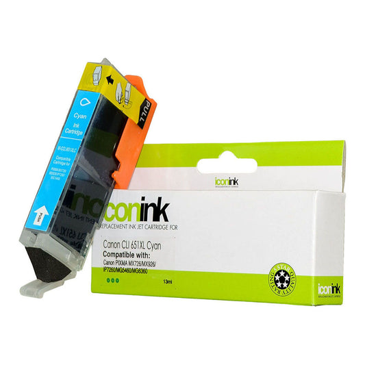 Compatible Canon CLI 651XL Cyan Ink Cartridge