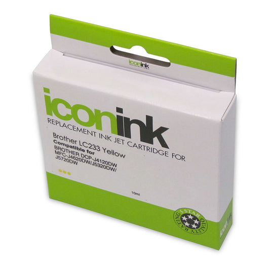 Compatible Brother LC233 Yellow Ink Cartridge