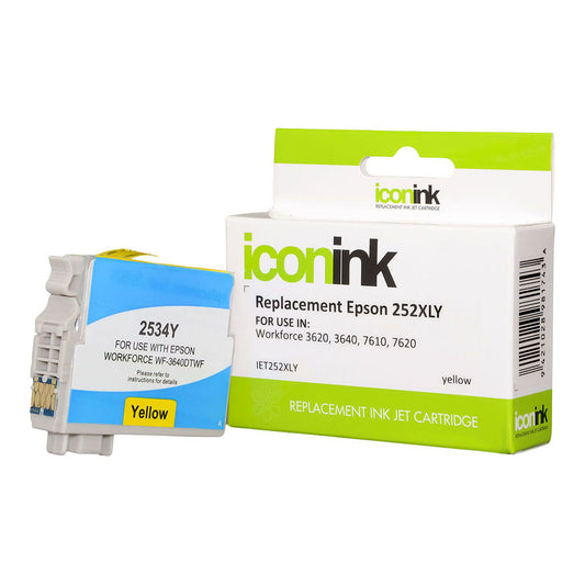 Compatible Epson 252XL C13T253492 Yellow Ink Cartridge