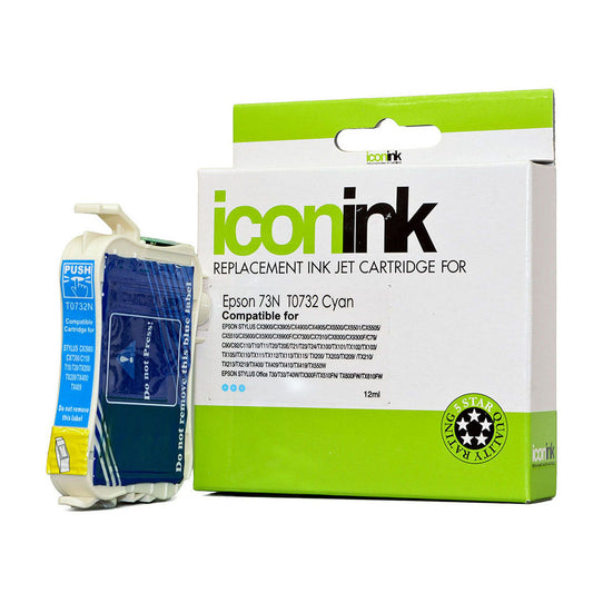 Compatible Epson 73N Cyan Ink Cartridge