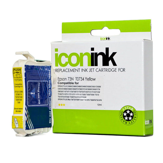 Compatible Epson 73N Yellow Ink Cartridge