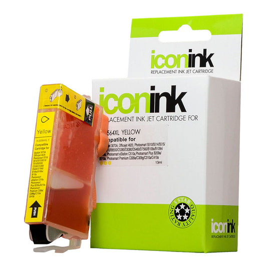 Compatible HP 564 Yellow XL Ink Cartridge (CB325WA)
