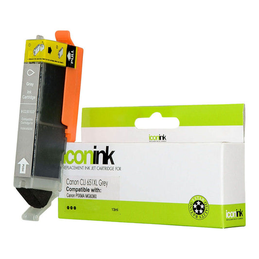 Compatible Canon CLI 651XL Grey Ink Cartridge