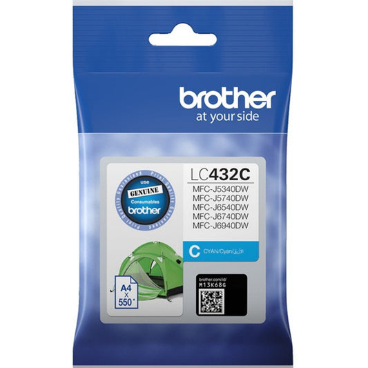 Brother LC432 C Cyan Ink Cartridge