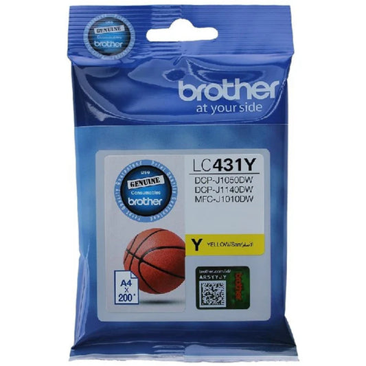 Brother LC431 Y Ink Cartridge Yellow