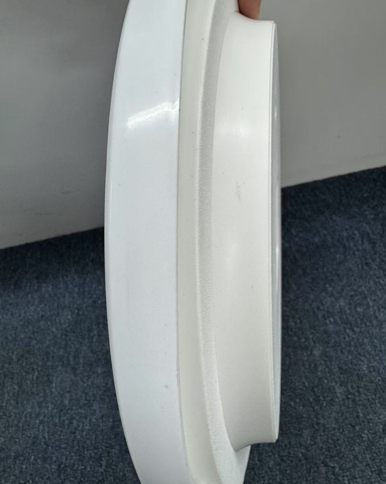 14’’ WALL CLOCK ROUND - NO Tick Tock - White