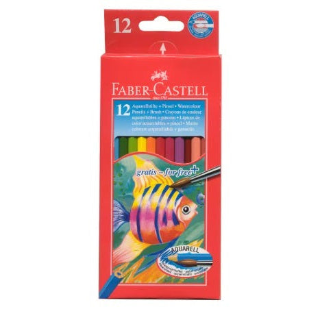 Faber Castell Coloured Pencils Watercolour 12pk