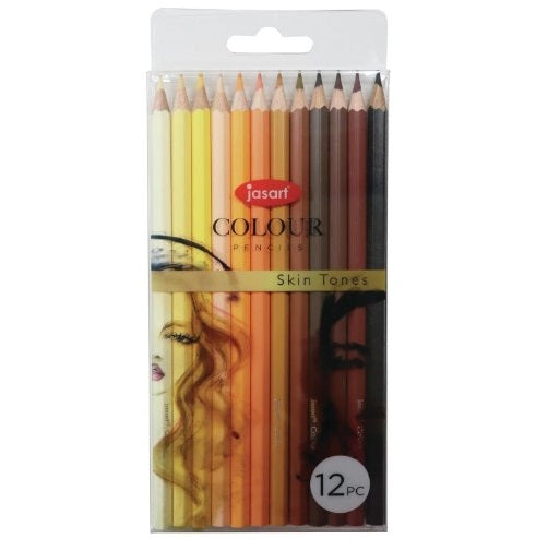 Jasart: Studio Pencil - Skin Tones (Set of 12)