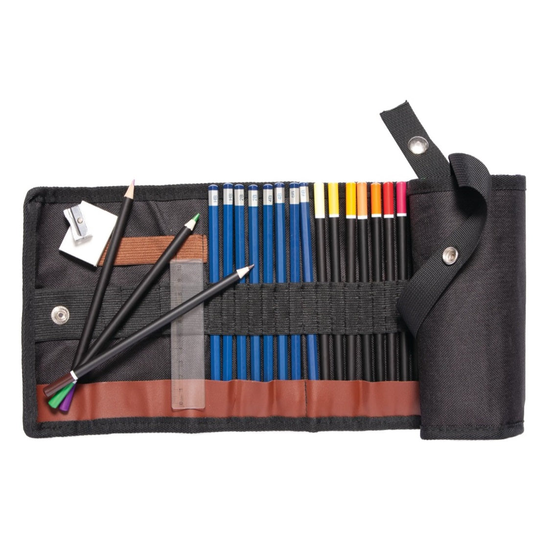 Art Vibe: Pencil Wrap Set 48 Piece