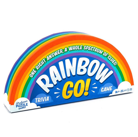 Professor Puzzle Rainbow Go Fast-Pace Trivia Gm