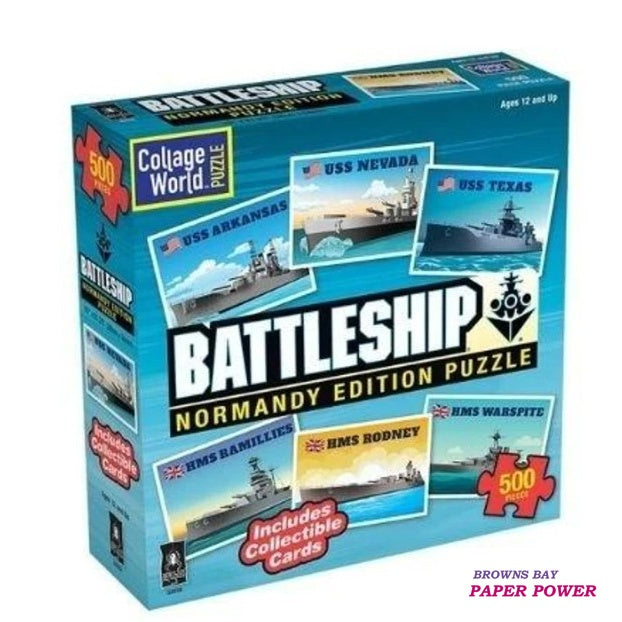Hasbro Puzzle: Battleship - Normandy Edition (500pc)
