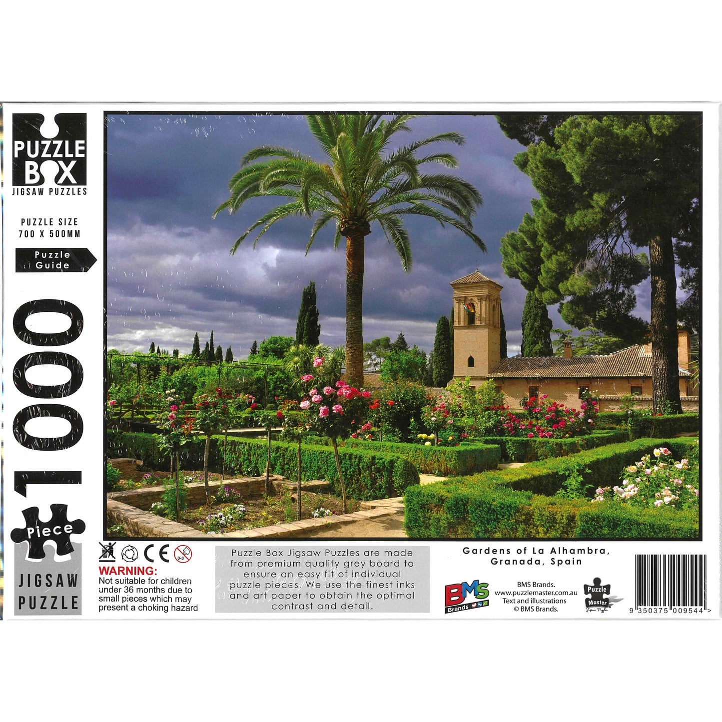 Jigsaw Puzzle 1000 Pcs Gardens Of La Alhambra, Granada, Spain