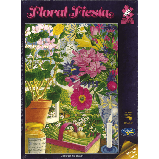 Jigsaw Puzzle 1000 Pcs Floral Fiesta - Celebrate The Season