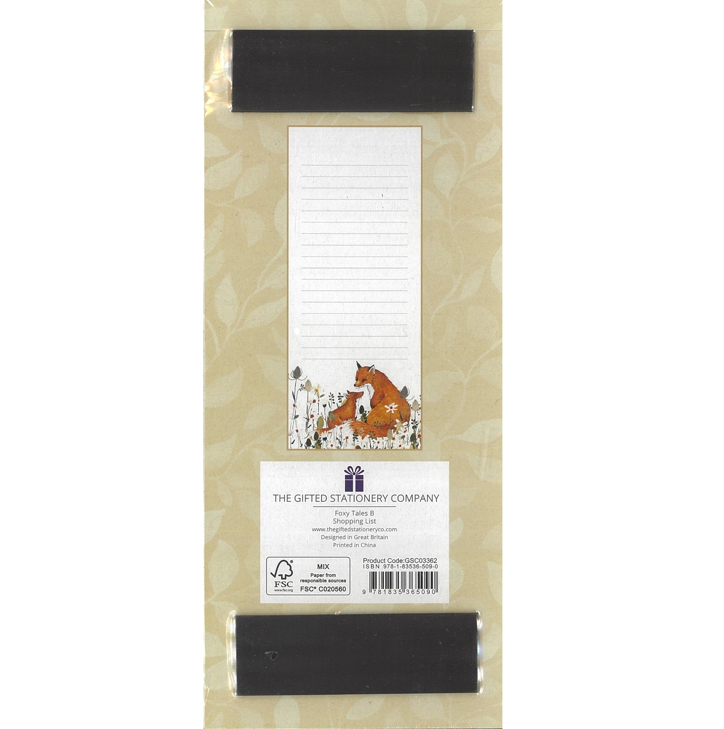 Shopping List - Foxy Tales B