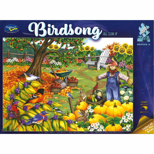 Jigsaw Puzzle 1000 Pcs Birdsong - Fall Clean Up