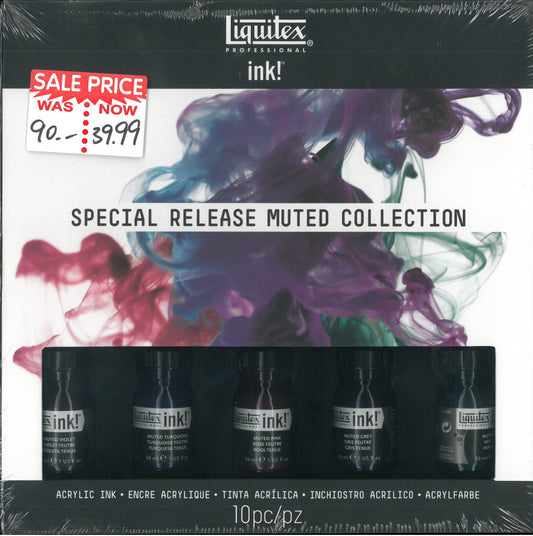 Liquitex Professional Acrylic Ink - Muted Collection Ink Set 5 x 30ml