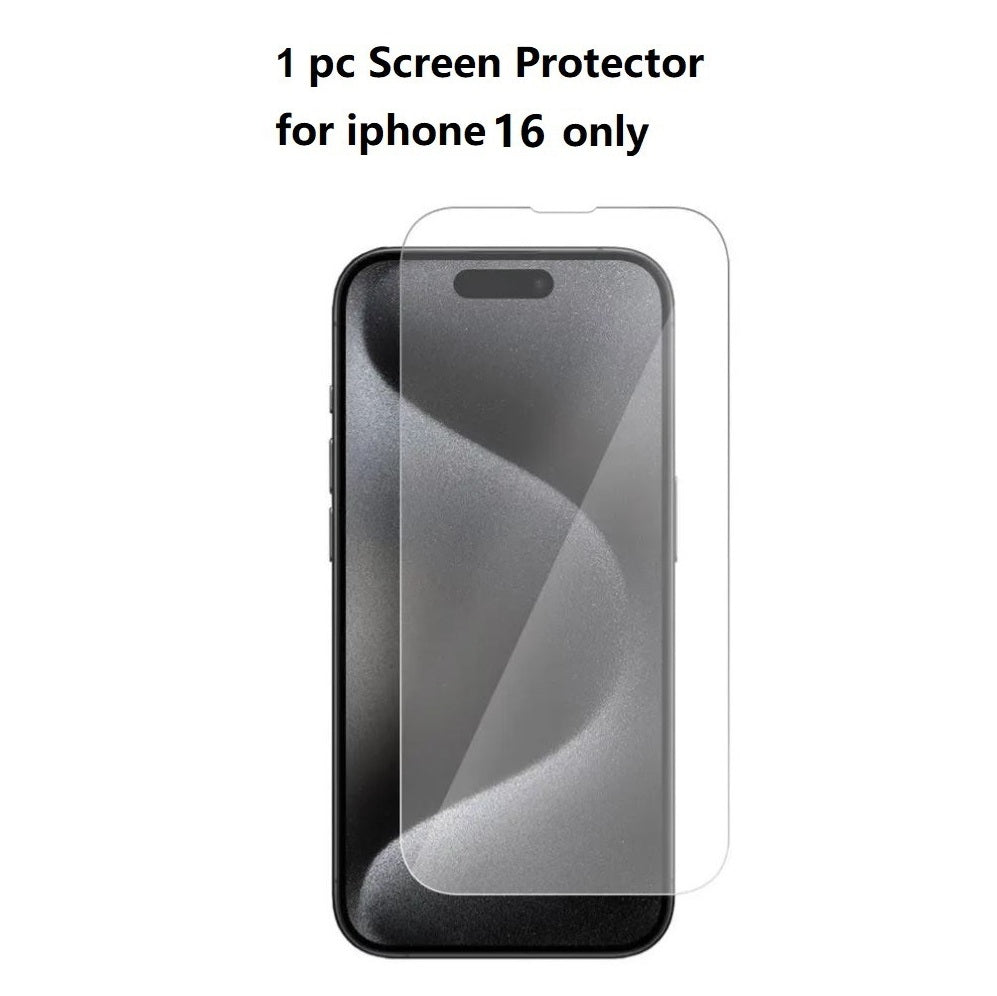 Tempered Glass Screen Protector for iPhone 16