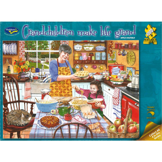 Jigsaw Puzzle 1000 Pcs Grandchildren Make Life Grand - Apple Crumble