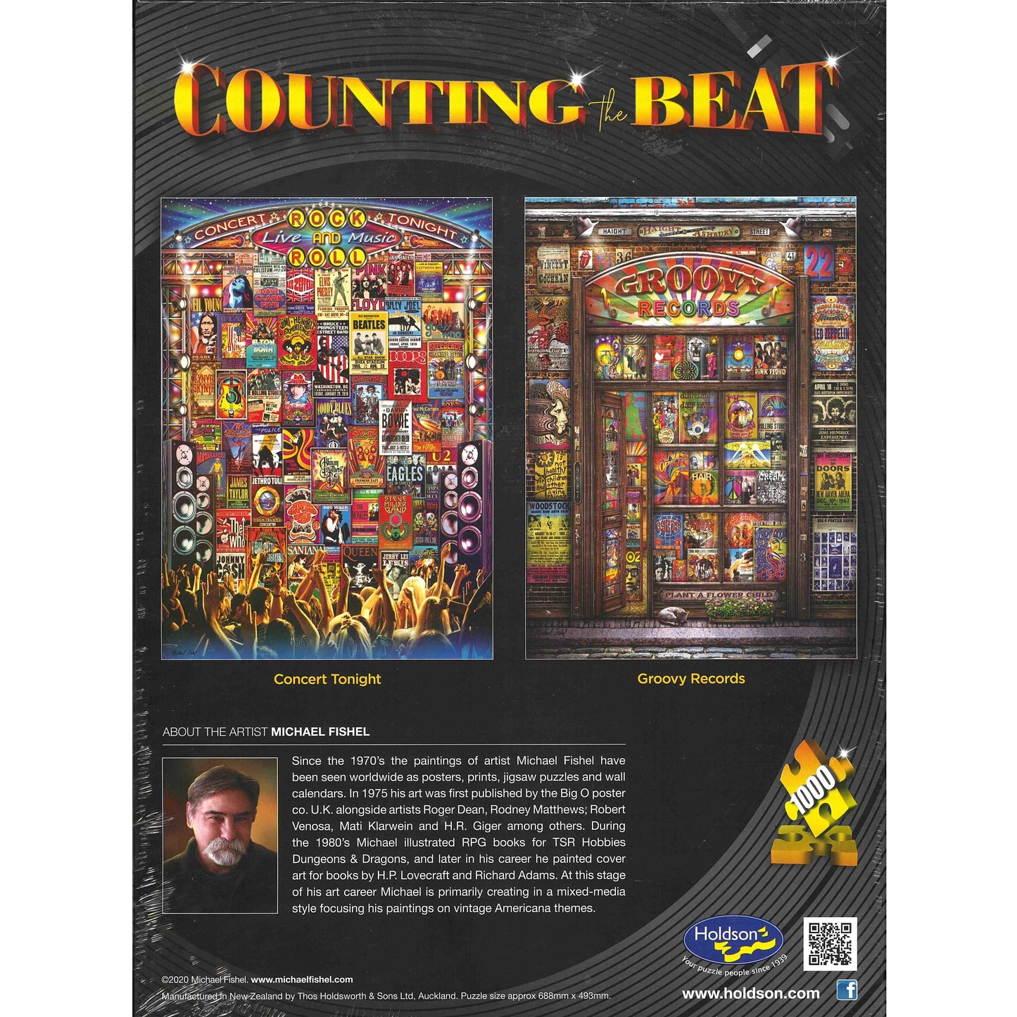 Jigsaw Puzzle 1000 Pcs Counting The Beat - Groovy Records