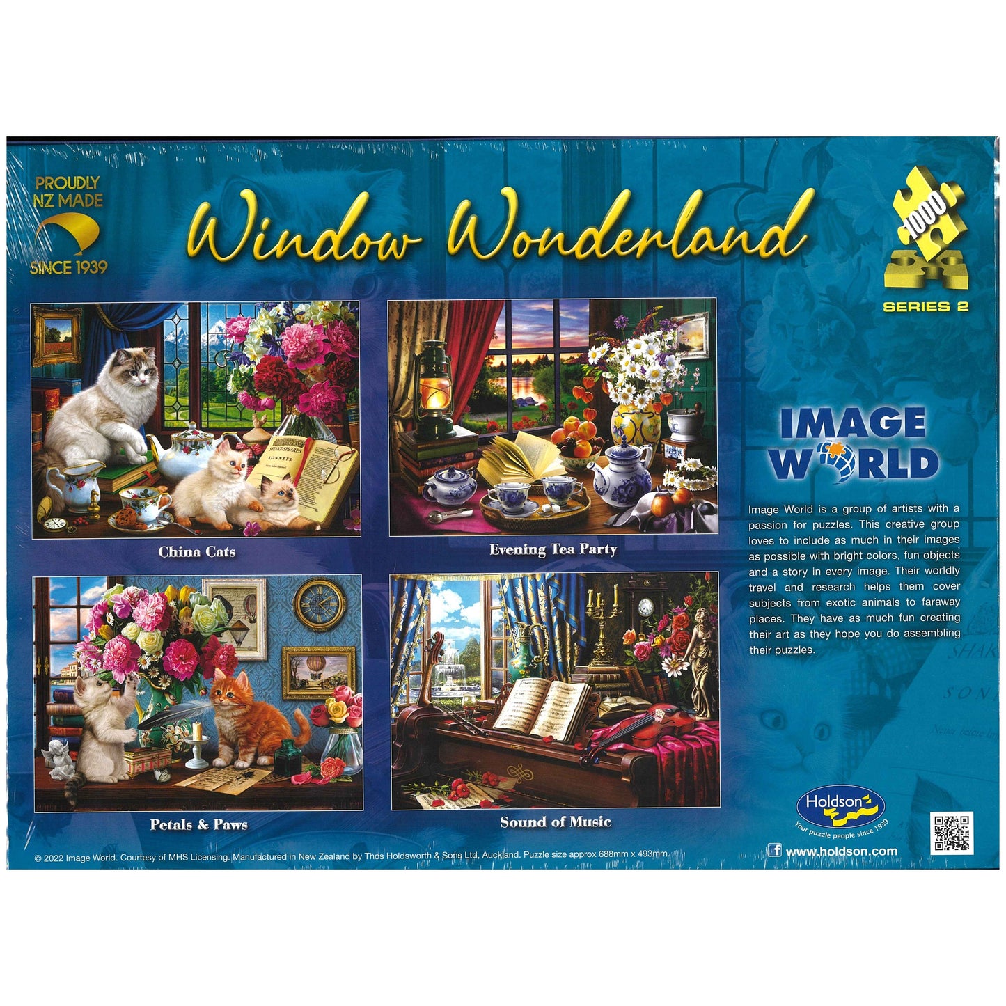 Jigsaw Puzzle 1000Pcs - Window Wonderland - China Cats