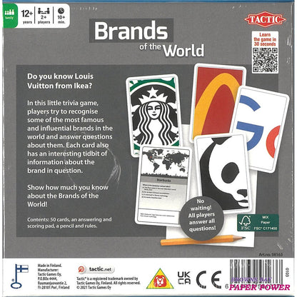 Brands Of The World Trivia Game