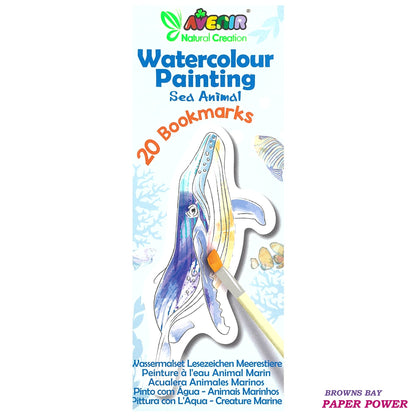 Avenir - Paint by Water - Bookmarks - Sea Animal