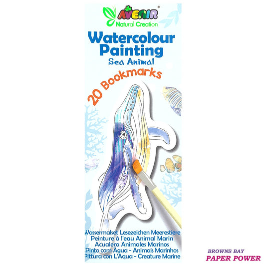 Avenir - Paint by Water - Bookmarks - Sea Animal