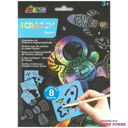 Avenir Scratch & Stencil (Space)