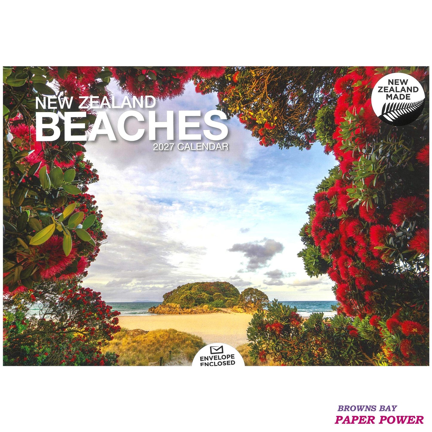 New Zealand Beaches - 2027 Wall Calendar