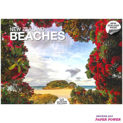 New Zealand Beaches - 2027 Wall Calendar